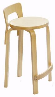 Kitchen Chair K65 Seat birch veneer, Legs birch clear varnished