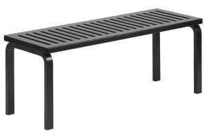 Bench 153 Black varnish|Width 1125 mm