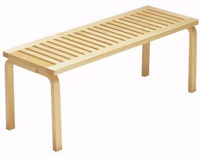 Bench 153 Birch clear varnish|Width 1125 mm