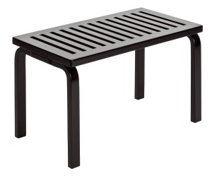 Bench 153 Black varnish|Width 725 mm