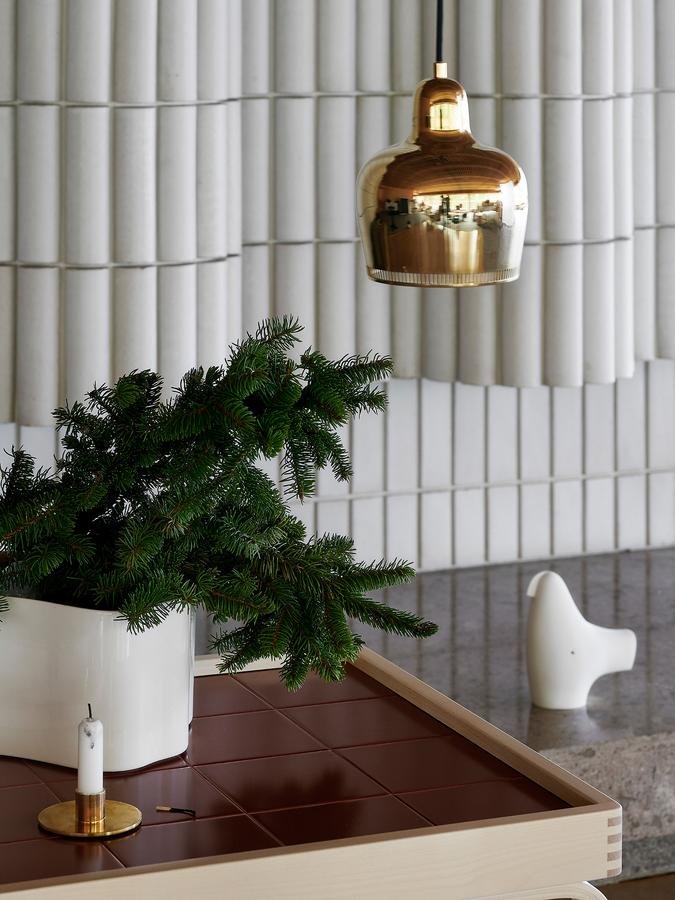 Pendant Lamp A330S Golden Bell | Artek | by Alvar Aalto