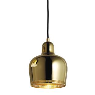 Pendant Lamp A330S Golden Bell Brass 