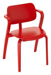Aslak Chair varnished red