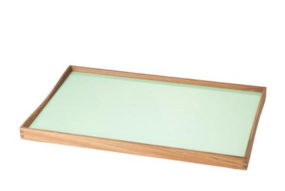 Turning Tray L (38 x 51 cm)|Black/Green