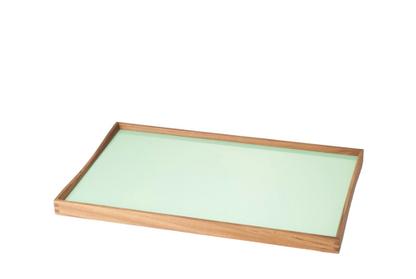 Turning Tray S (23 x 45 cm)|Black/Green