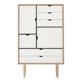 S5 Drawer Soaped oak|White