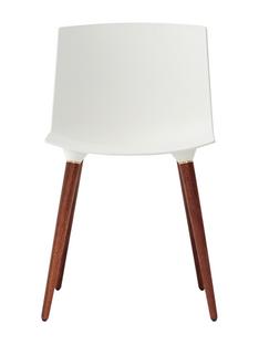 TAC Chair White (mat)|Oiled walnut