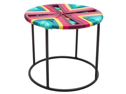 Acapulco Side Table Outdoor Colores México / black