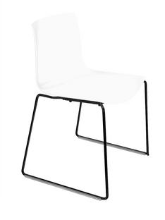 Catifa 46 Sledge Black|Unicoloured|White|Without armrests