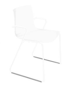Catifa 46 Sledge White|Unicoloured|White|With armrests