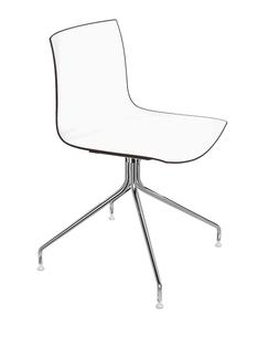 Catifa 46 Swivel Chair Bicoloured|Back anthracite, seat white