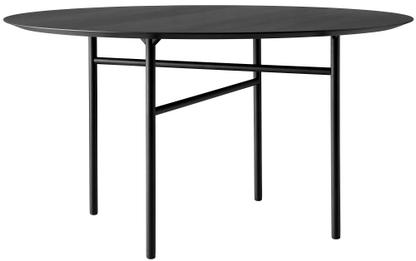Snaregade Round Table Ø 138 cm|Black oak veneer