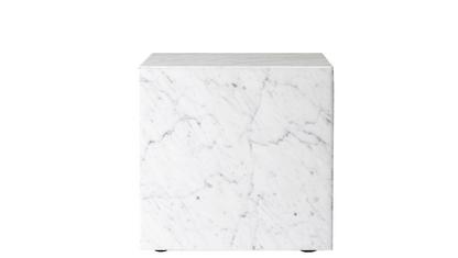 Plinth Side Table H 40 x W 40 x D 40 cm|White