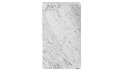 Plinth Side Table H 51 x W 30 x D 30 cm|White