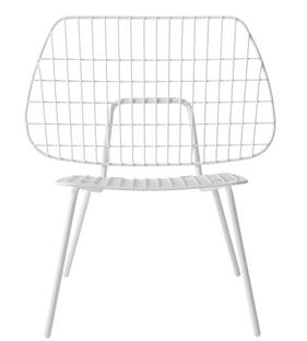 WM String Lounge Chair White
