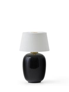 Torso Table Lamp Portable  Black