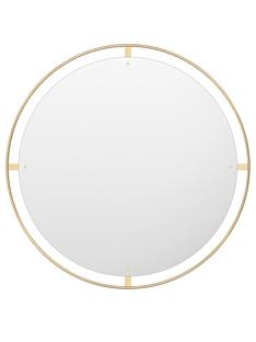 Nimbus Mirror Round Ø 110 cm|Polished Brass