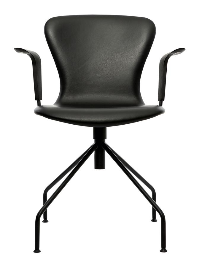 PLAYchair Swing With armrests Leather black