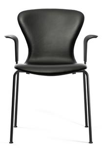 PLAYchair Tube With armrests|Leather black