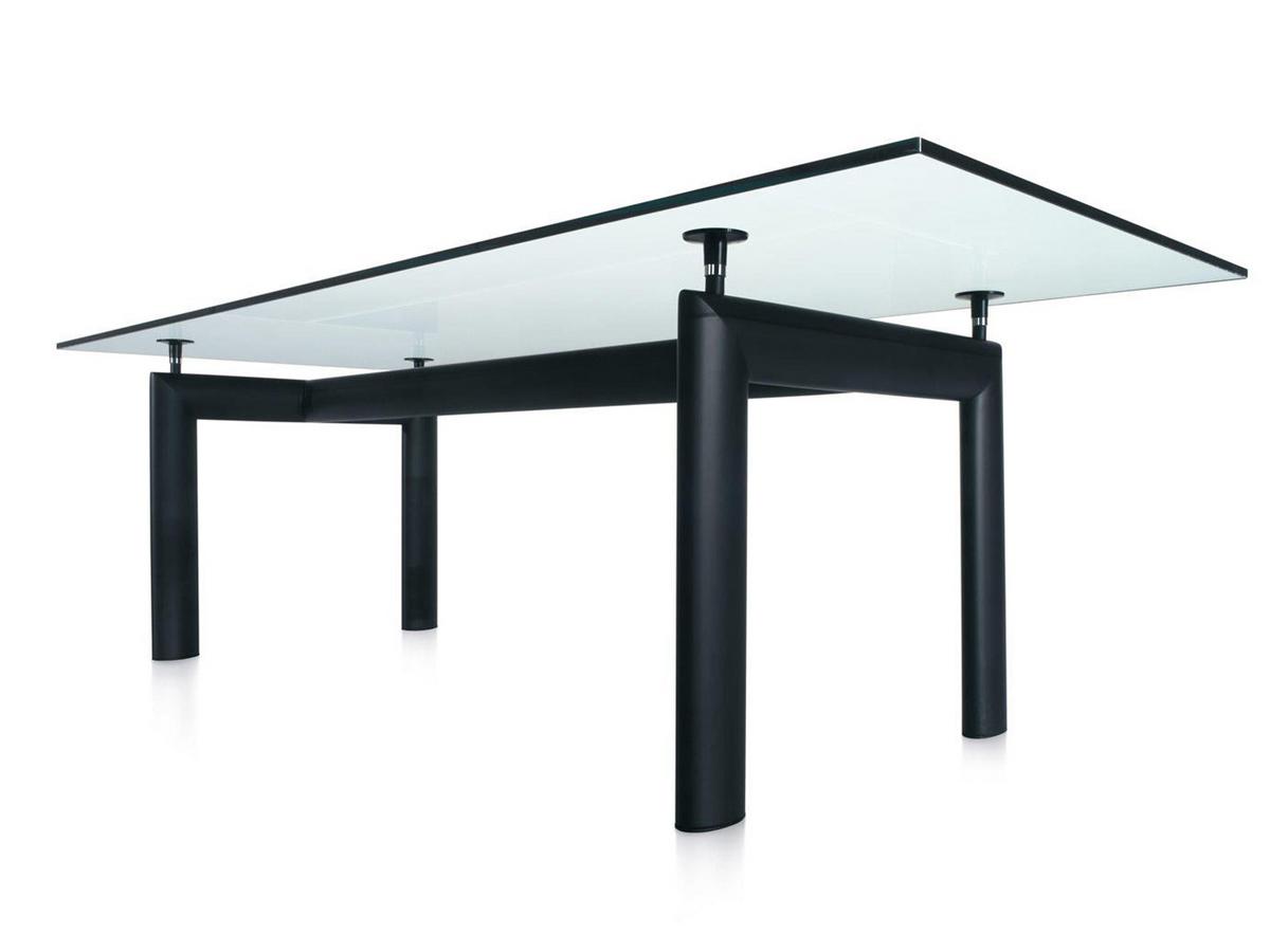 Le corbusier cheap glass table