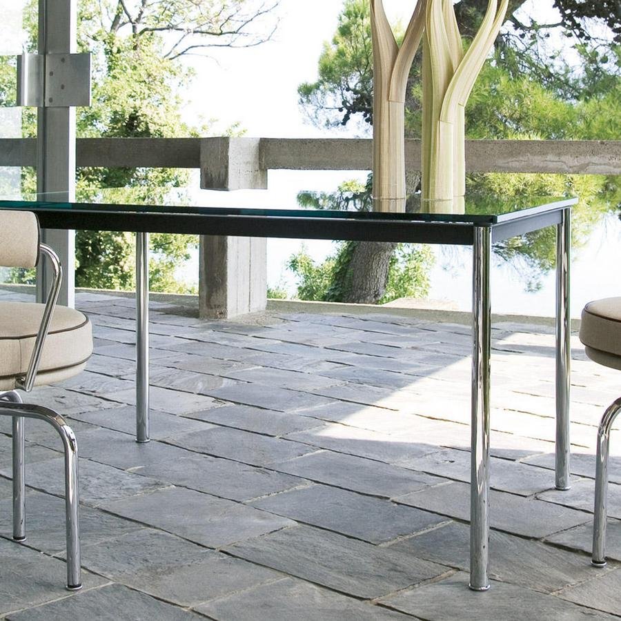 10 Table en tube, Grand Modèle | Cassina | by Le Corbusier 10 Table en tube, Grand Modèle | Cassina | by Le Corbusier