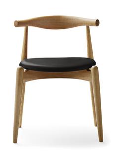 CH20 Elbow Chair Oiled oak|Leather black