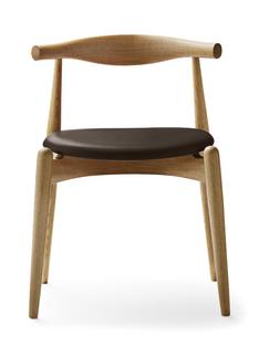 CH20 Elbow Chair Oiled oak|Leather brown