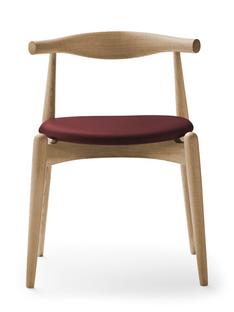 CH20 Elbow Chair Soaped oak|Leather burgundy
