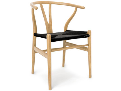 carl hansen søn ch24 wishbone chair oiled oak black mesh by hans