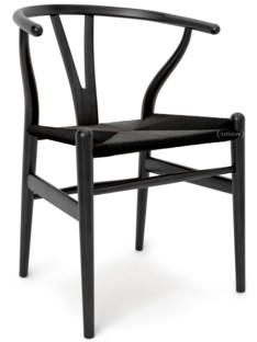 carl hansen søn ch24 wishbone chair black lacquered oak black