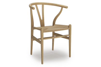 CH24 Wishbone Chair Soaped oak|Nature mesh