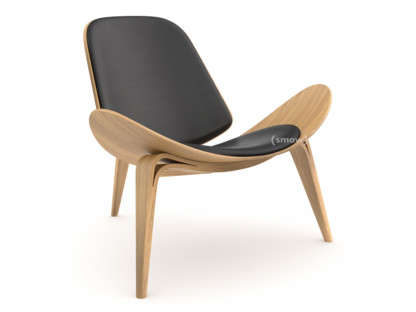 CH07 Shell Chair Oiled oak|Leather anthracite