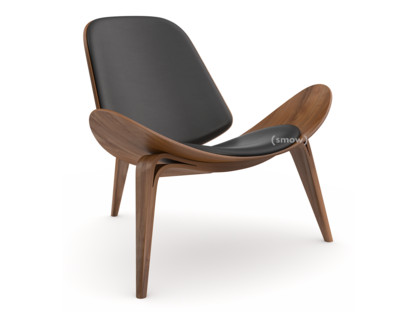 CH07 Shell Chair Oiled walnut|Leather anthracite