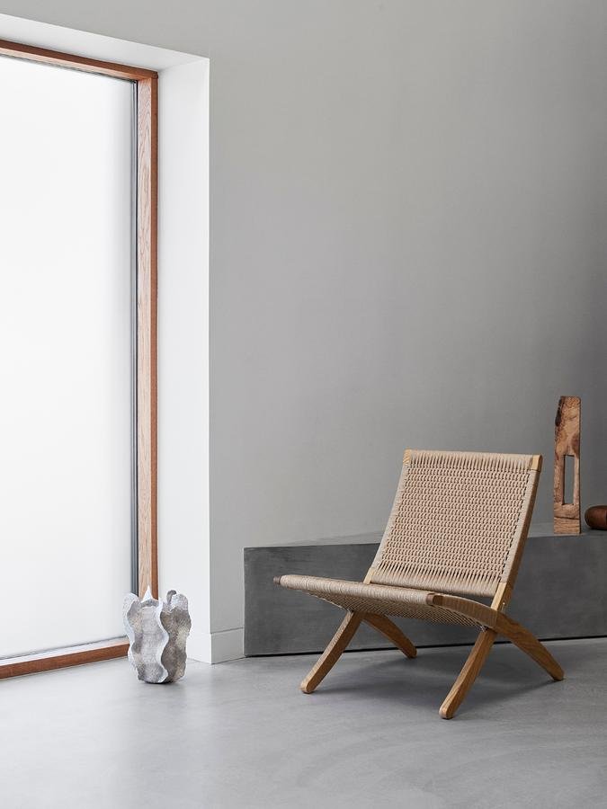 MG501 Cuba Chair, Soaped oak, Natural paper yarn | Carl