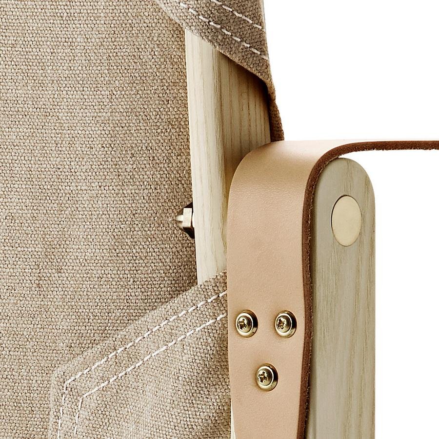 KK47000 Safari Chair, Ash (light), Natural canvas, With KK47000 Safari Chair, Ash (light), Natural canvas, With