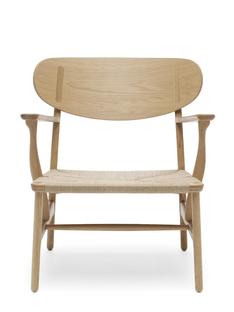 CH22 Lounge Chair Oiled oak, natural paper yarn