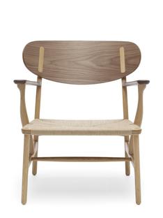 CH22 Lounge Chair Oiled oak/walnut, natural paper yarn