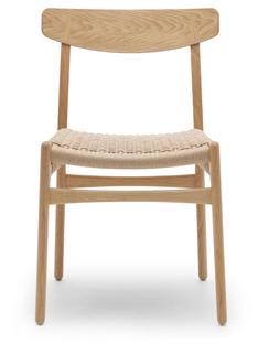 CH23 Dining Chair Oiled oak|Nature mesh