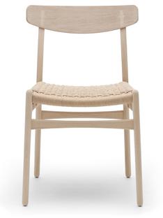 CH23 Dining Chair Soaped oak|Nature mesh