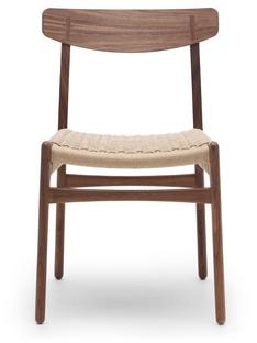 CH23 Dining Chair Oiled walnut|Nature mesh