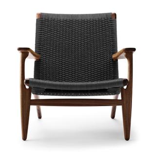 CH25 Lounge Chair Oiled walnut|Black