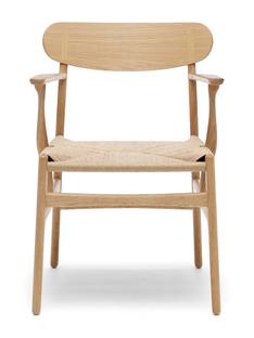 CH26 Dining Chair White oiled oak|Natural