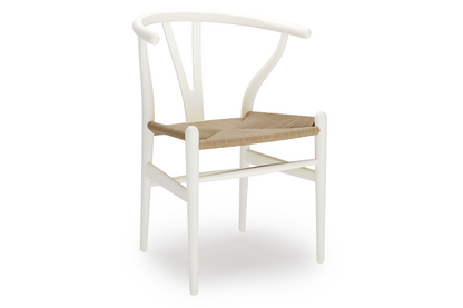 CH24 Wishbone Chair Soft Colours Soft White