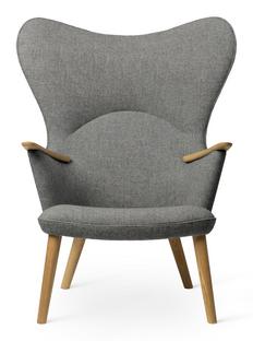 CH78 Mama Bear Chair Fiord - grey|Oiled oak|Wothout neck pillow