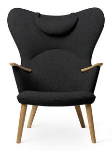 CH78 Mama Bear Chair Fiord - anthracite|Oiled oak|With neck pillow
