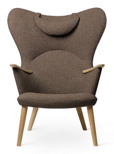 CH78 Mama Bear Chair Fiord - brown|Soaped oak|With neck pillow