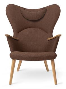 CH78 Mama Bear Chair Passion - earth|Oiled oak|With neck pillow