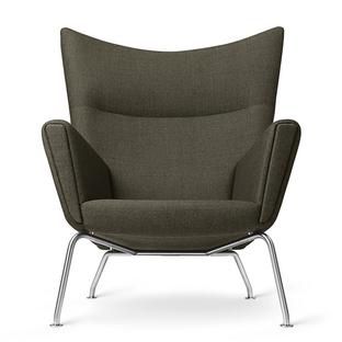 CH445 Wing Chair Passion - pepper|Without footstool