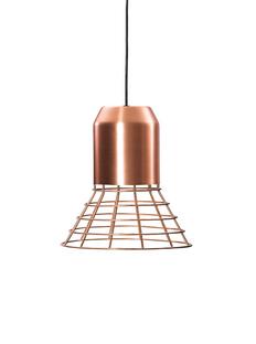 Bell Light Copper|copper-plated cage, H 16 x ø 29 cm