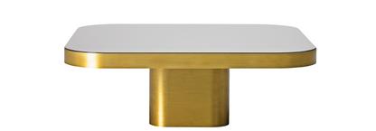 Bow Coffee Table Brass natural|H 25 x W 70 x D 70